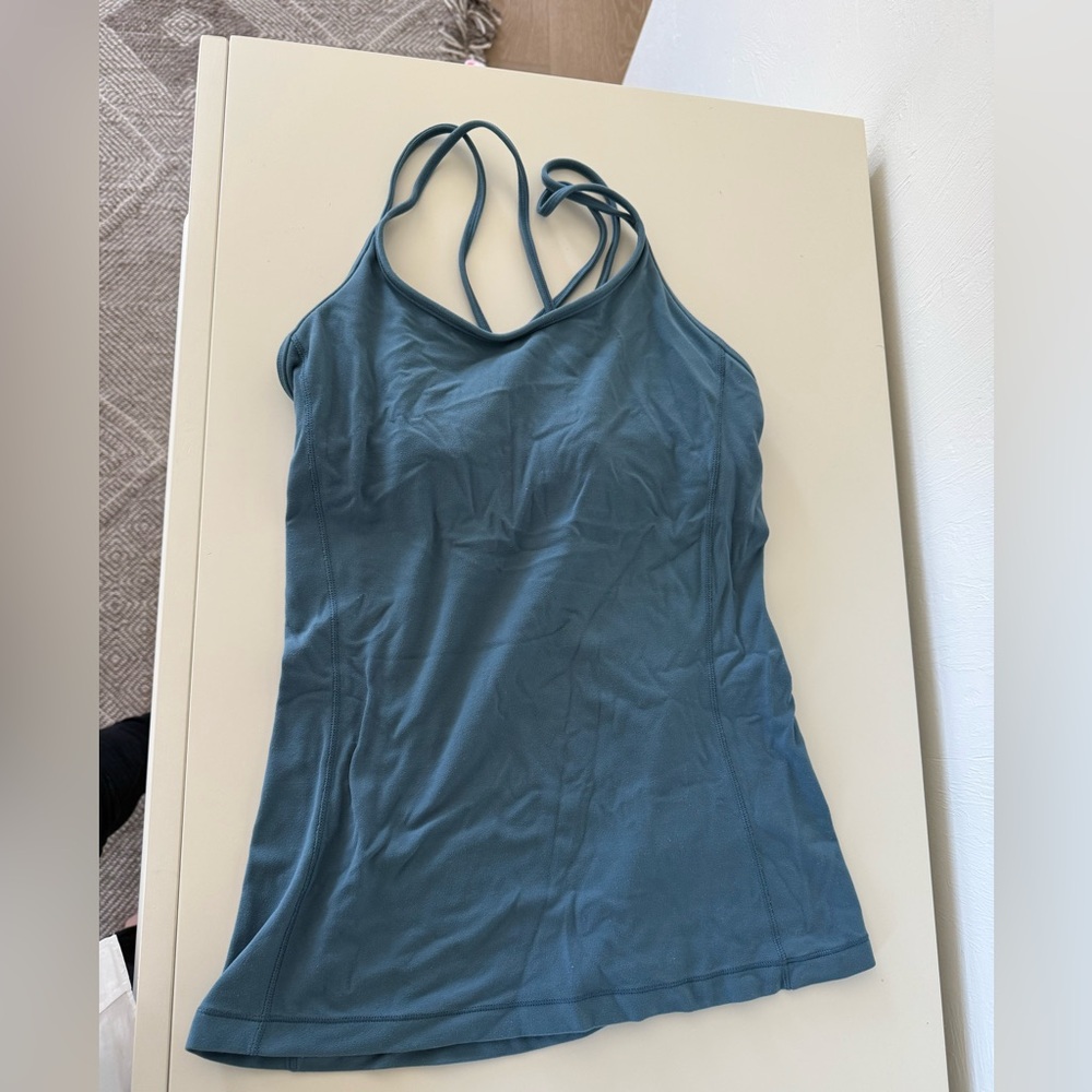Lululemon Women's Blue Strappy Top